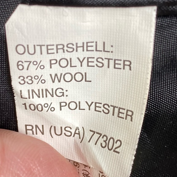 ZARA Black Plaid Wool Blend Pleated Skirt Large - Picture 7 of 7